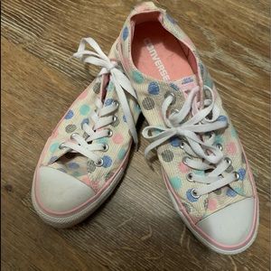 Converse Polka Dot Low Tops